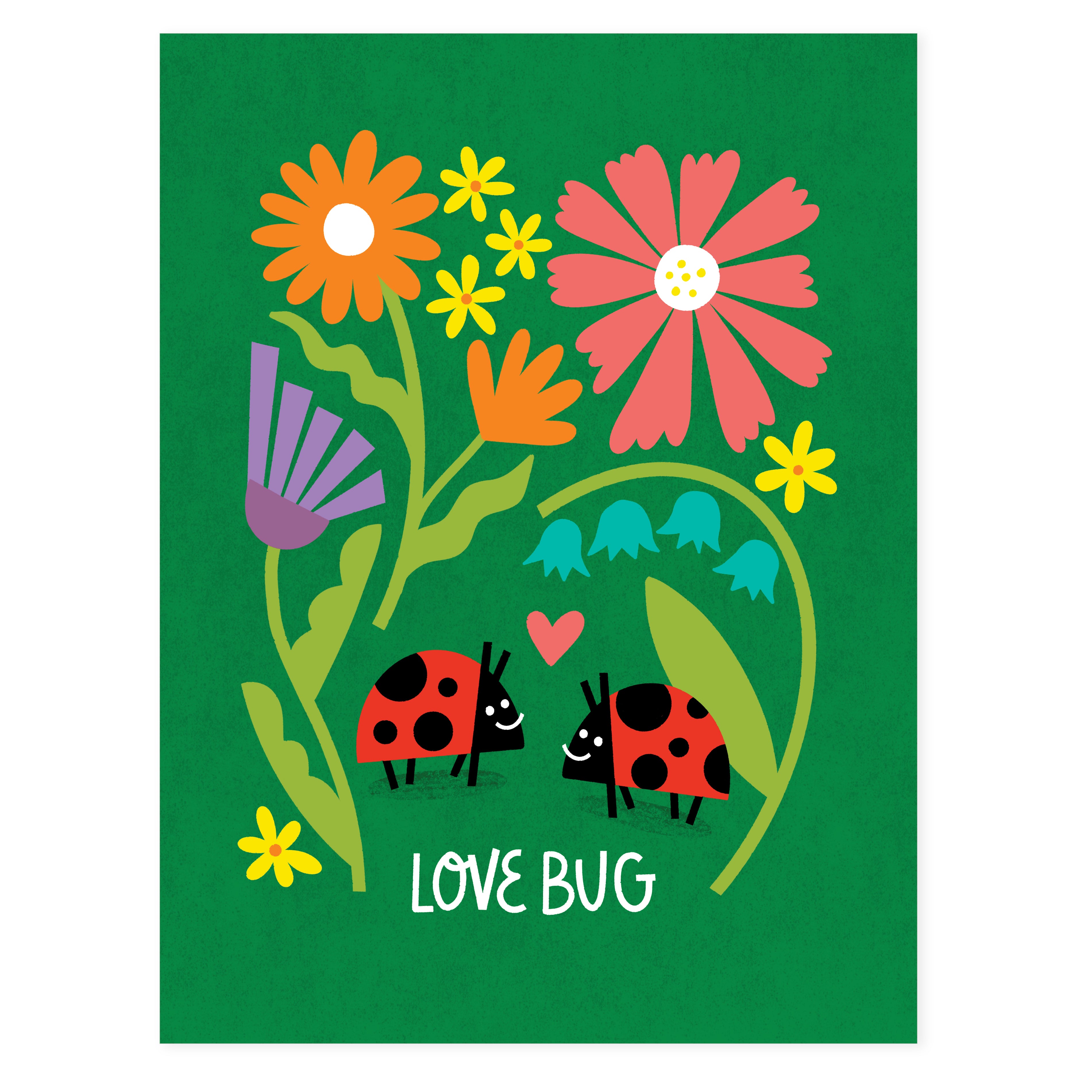 Love Bug Print, Hideaway House Studio