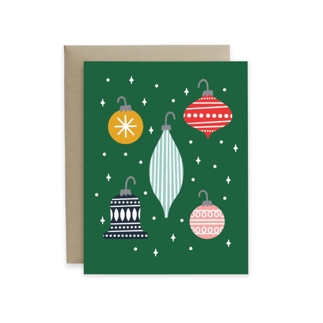 Jolly Ornaments Card