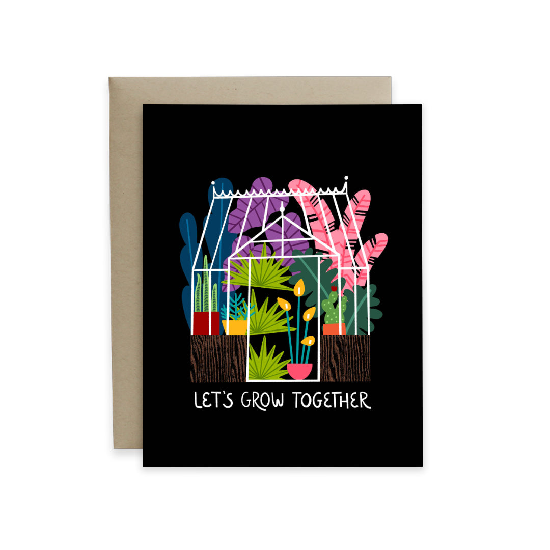 Let's Grow Together Card, Hideaway House Studio