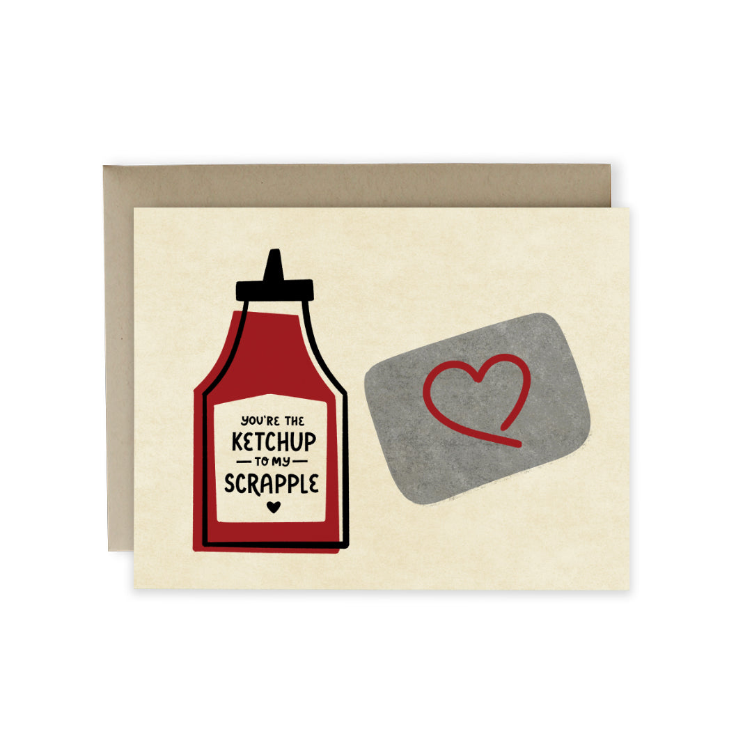 Ketchup to my ScrappleCard, Hideaway House Studio